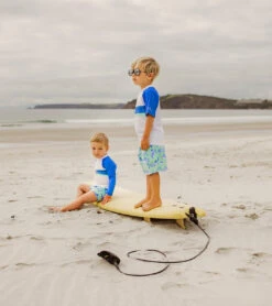 Boys' Minty Shark LS Baby Set (Baby, Toddler, Little Kid) -Swimline Store 7217018405032 mint 4a