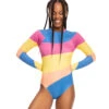 Roxy Women's Pop Surf Long Sleeve One Piece Rash Guard