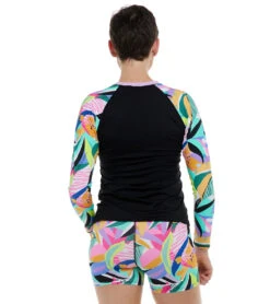 Women's Joyful Parker Long Sleeve UV Rashguard -Swimline Store 7351095066792 multi 3a