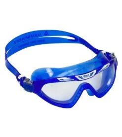 AQUASPHERE Vista Xp Open Water/Tri Mask -Swimline Store 7472379232424 clearlensbluewithbluestrap 3a