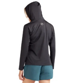 Dakine Women's Mission Hoodie Long Sleeve UPF 50 Surf Shirt -Swimline Store 7476060946600 black 5a