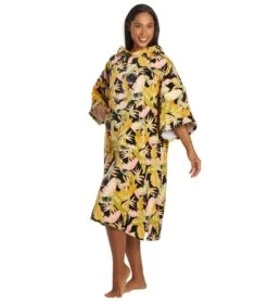 Billabong Women's Hooded Changing Poncho -Swimline Store 7490769158312 junglenight 3a