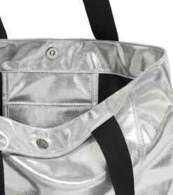 Seafolly Women's Carried Away Metallic Tote -Swimline Store 7515884355752 silver 3a