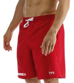 TYR Men's Guard Challenger X Swim Short 9 TYR Men's Guard Challenger X Swim Short -Swimline Store 7626579148968 red 4a