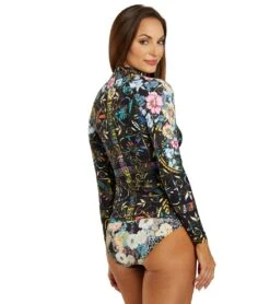 Johnny Was Women's Floral Peace Joy Surf Shirt -Swimline Store 7716790927528 multi 3a