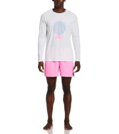 Nike Men's Hydro Long Sleeve Swim Shirt -Swimline Store 7761615847592 white 3a